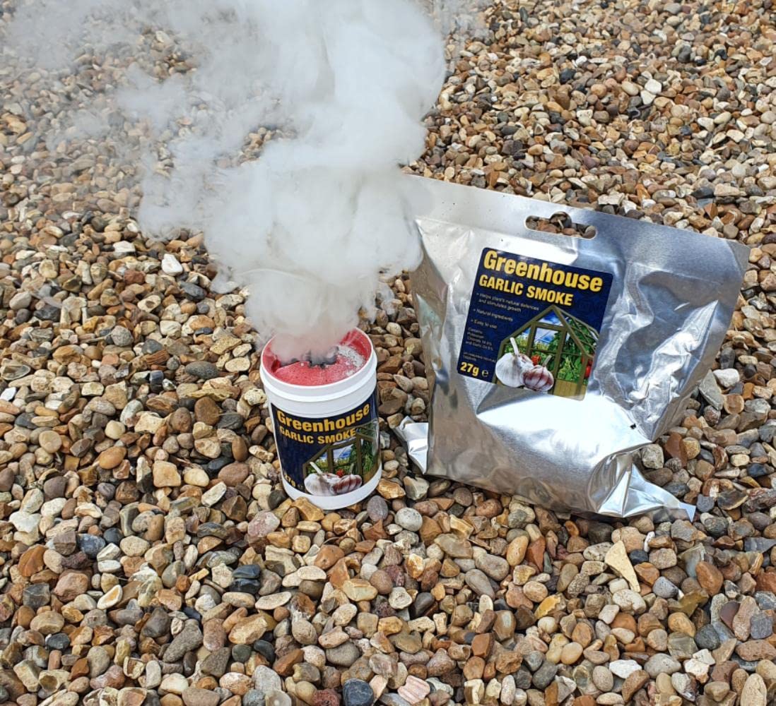Greenhouse Garlic Smoke - Natural Greenhouse Fumigator Stimulates Plants & Repels Pests