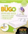 The Bugo - Bed Bug Sticky Rings - Place Around Bed Legs & Catch Bed Bugs (Pack of 12)