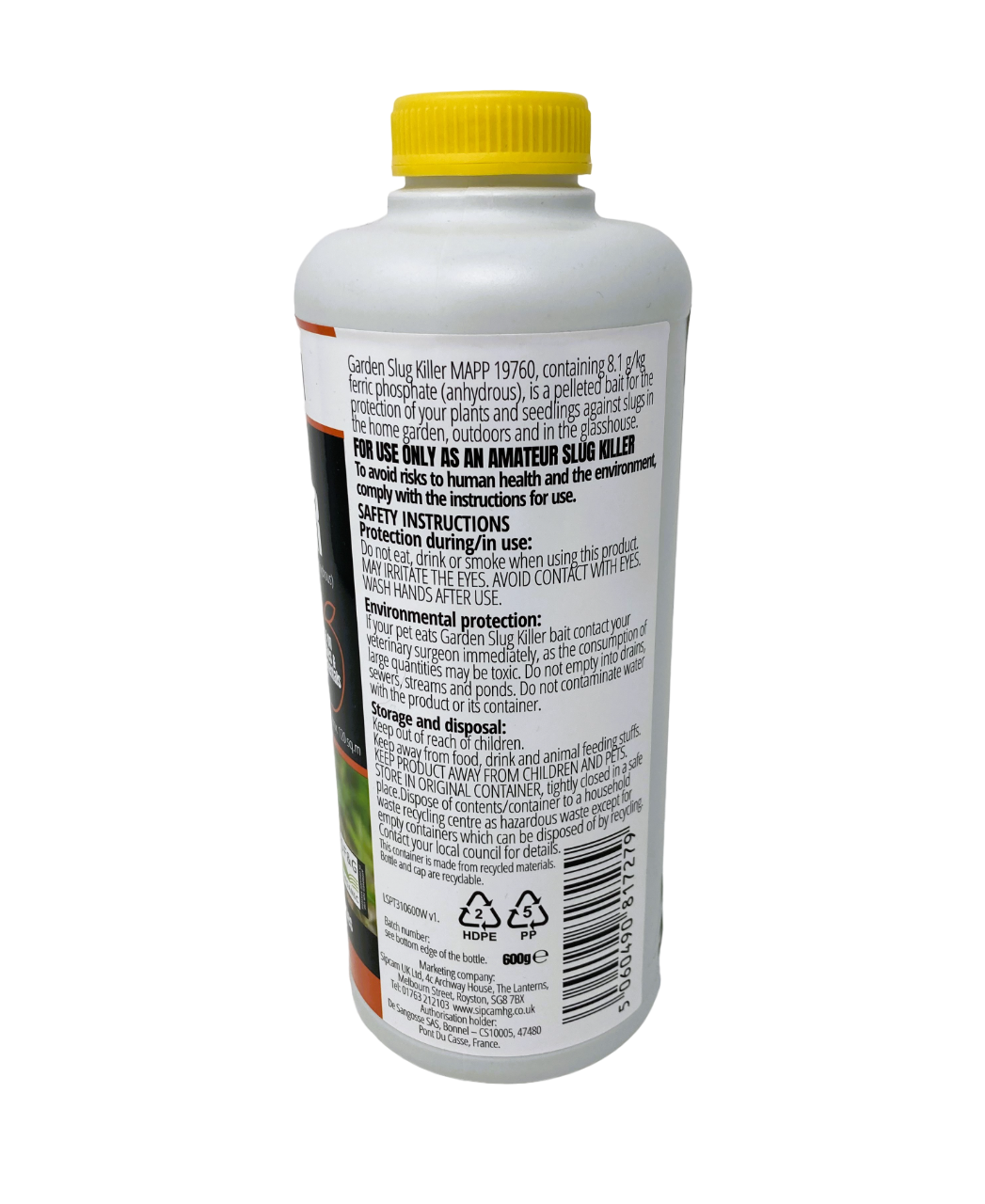 Spot On - Garden Slug Killer Pellets (Ferric Phosphate) - 600g