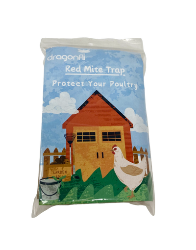 Red Mite Trap / Red Mite Detection System - Protect Birds & Poultry (Pack of 5)