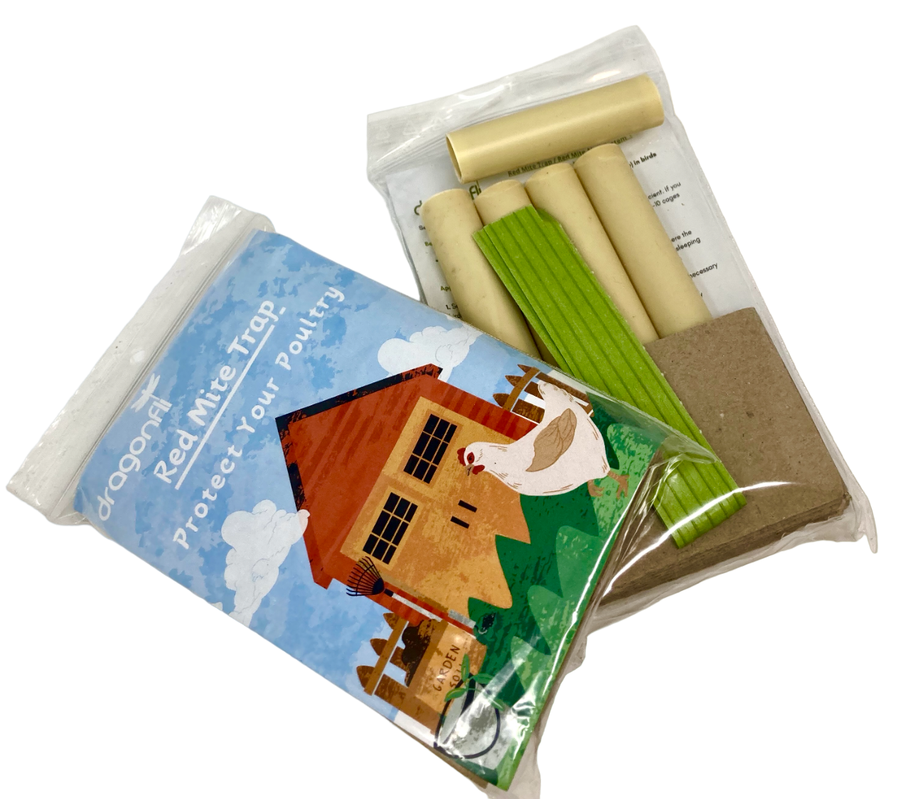 Red Mite Trap / Red Mite Detection System - Protect Birds & Poultry (Pack of 5)