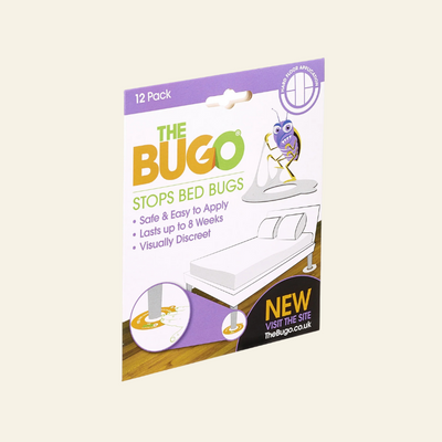 The Bugo - Bed Bug Sticky Rings - Place Around Bed Legs & Catch Bed Bugs (Pack of 12)