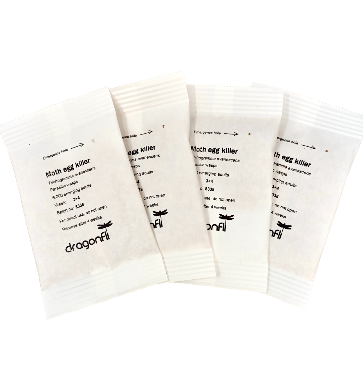 Clothes Moth Egg Killer Sachet (Trichogramma Parasitic Wasps, As Seen On TV!) - Ready To Use, Simply Place In Wardrobes & Other Infestation Hotspots