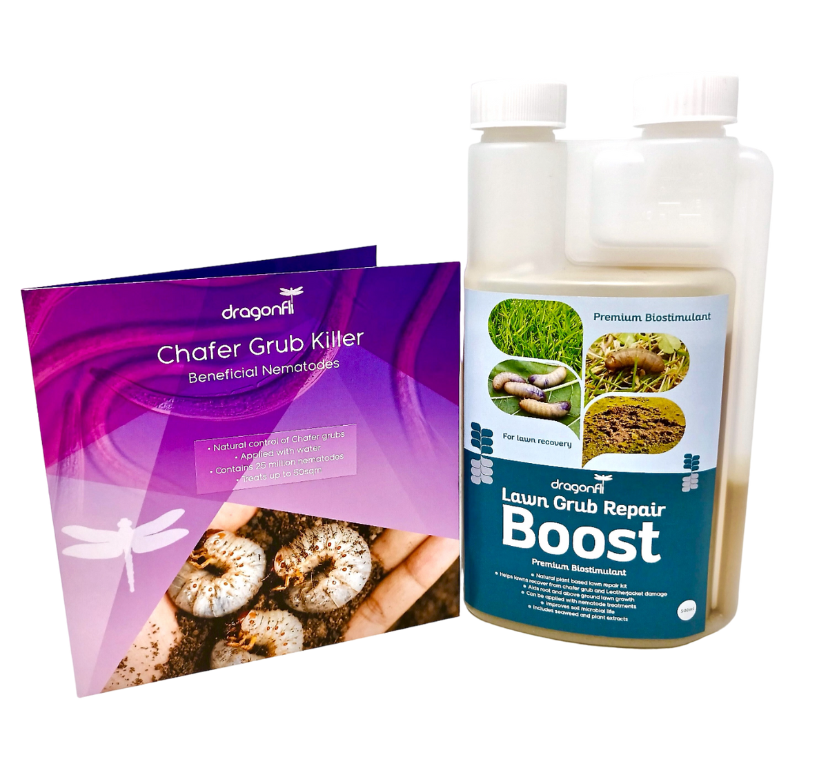 Chafer Grub Control Recovery Bundle Chafer Grub Killer Nematodes Lawn Grub Repair Boost