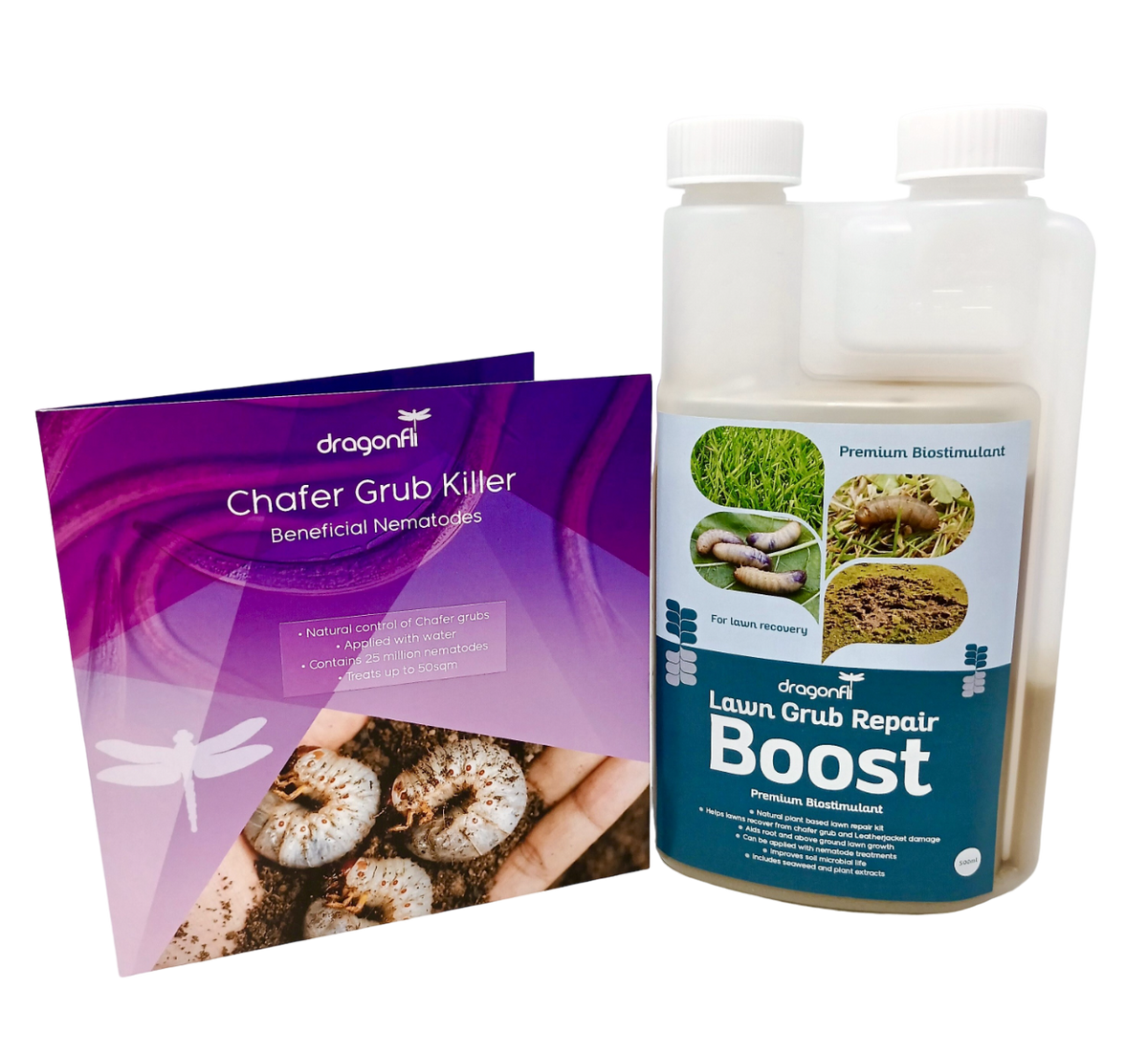 Chafer Grub Control Recovery Bundle Chafer Grub Killer Nematodes Lawn Grub Repair Boost