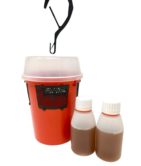 Drosophila Suzukii Fruit Fly Liquid Attractant Trap