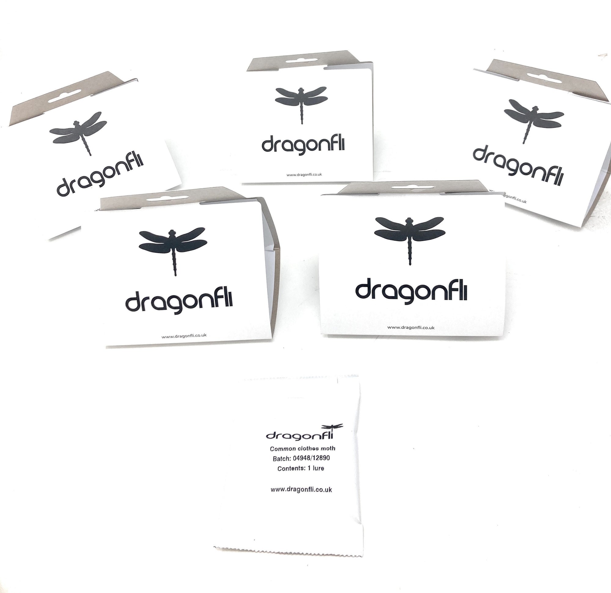 Clothes Moth Multiple Trap Bundle (Set of 5 Traps and 10 Lures)